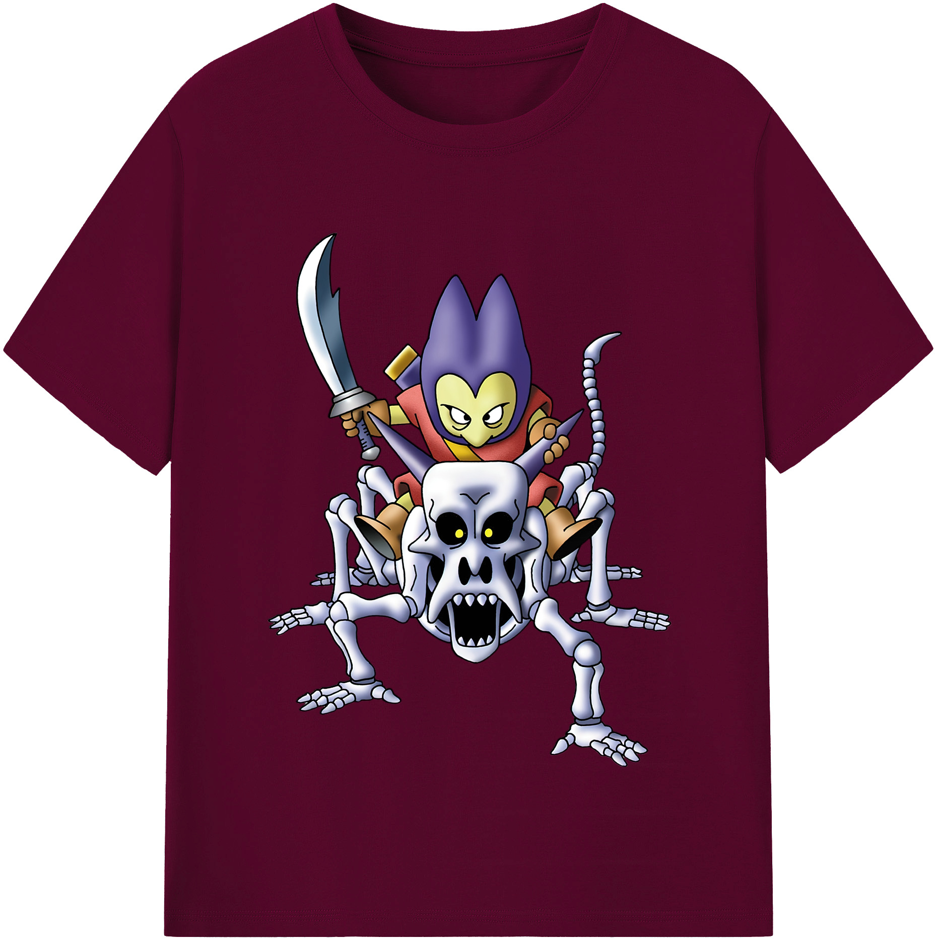 （画像用） ドラゴンクエスト Doragon Kuesuto Dragon Quest レディースカジュアルプリントTシャツ（綿100％）